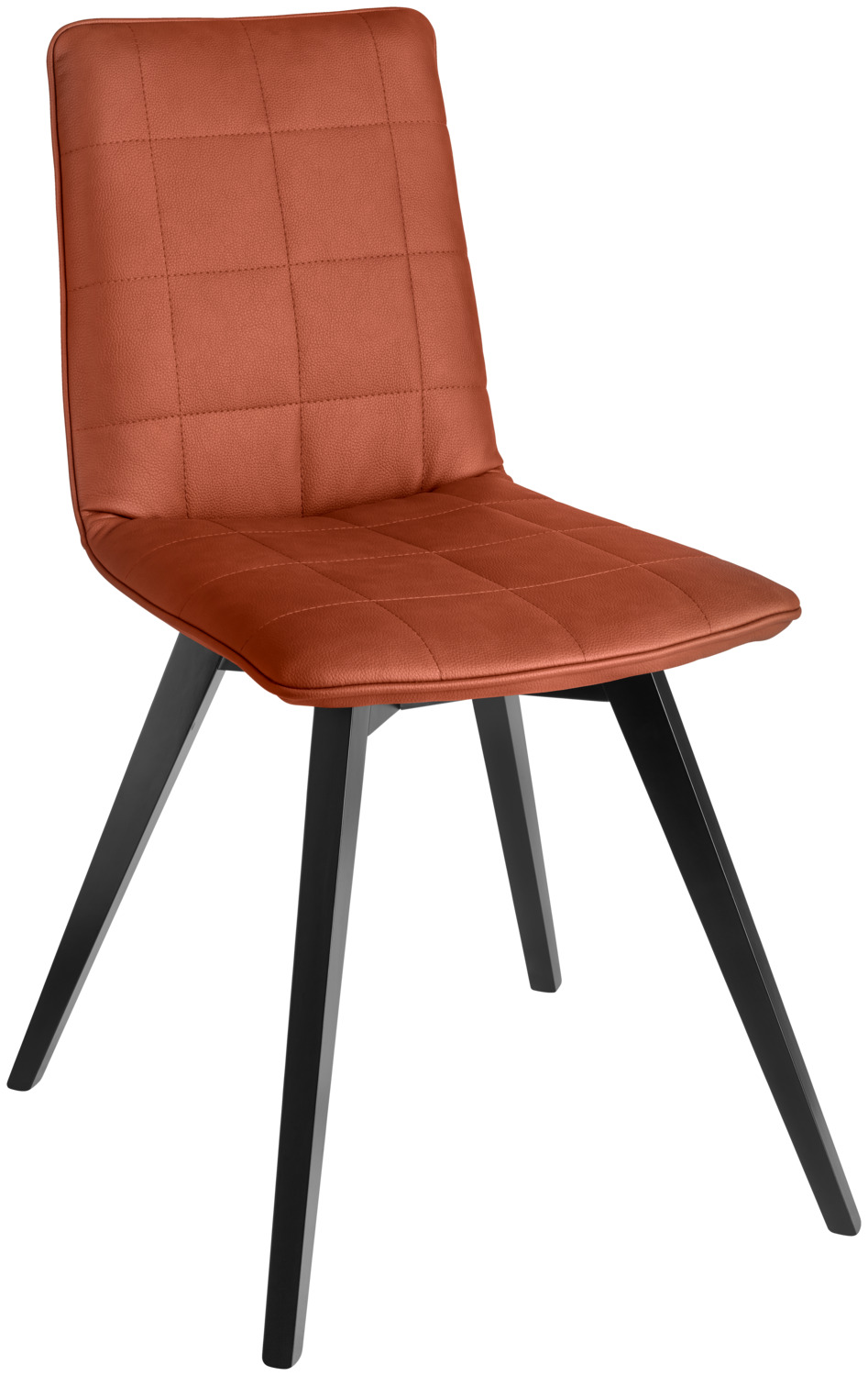 Shell chair Milaria imitation leather, pack of 2