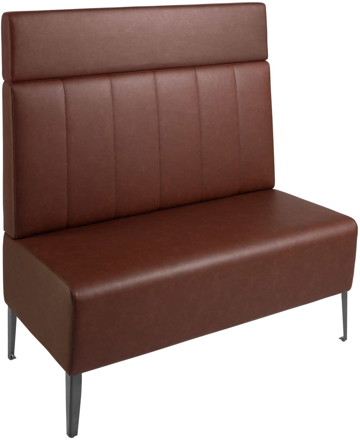 2-seater upholstered bench 120 Adapto with backrest element