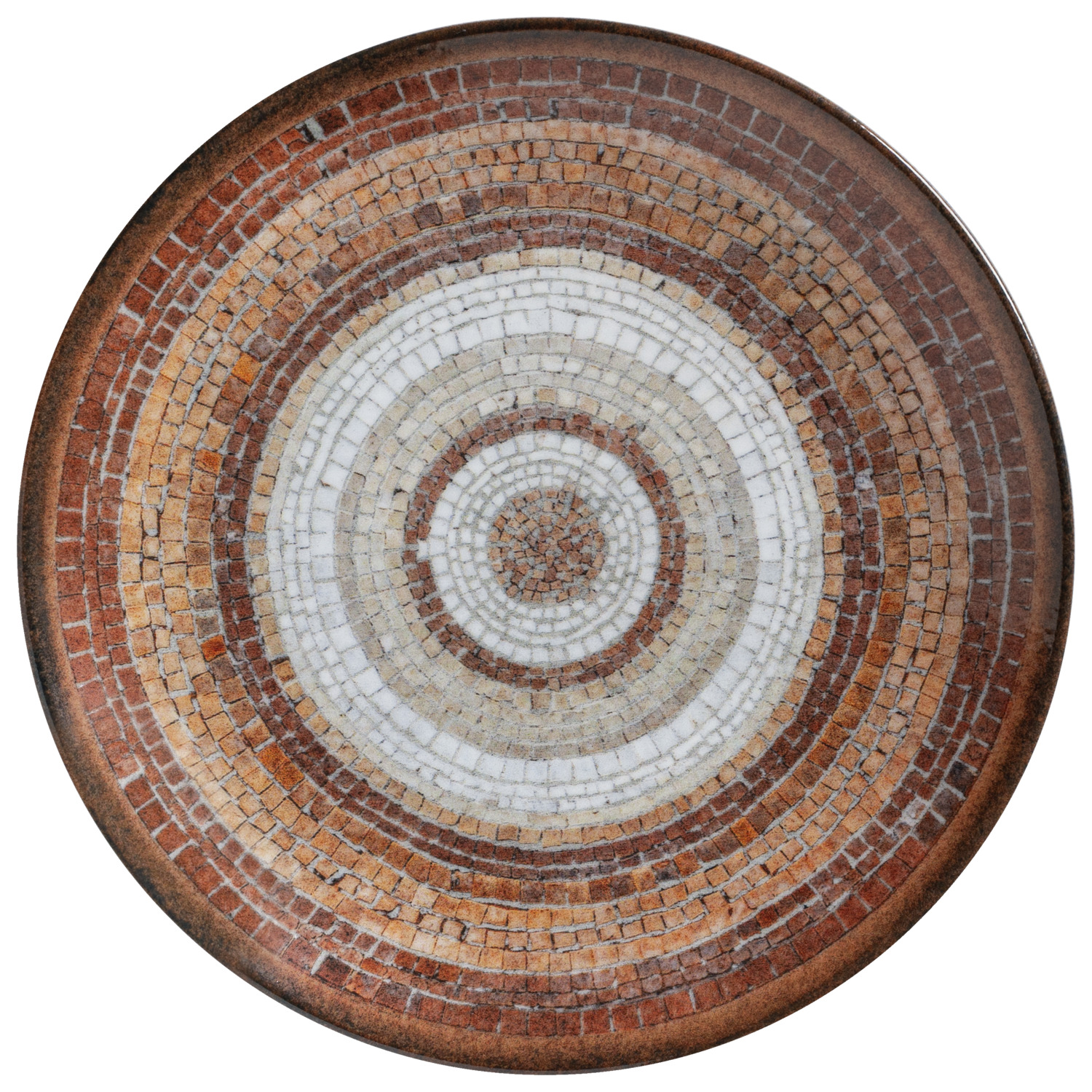 Porcelain pizza plate Terra Mosaic