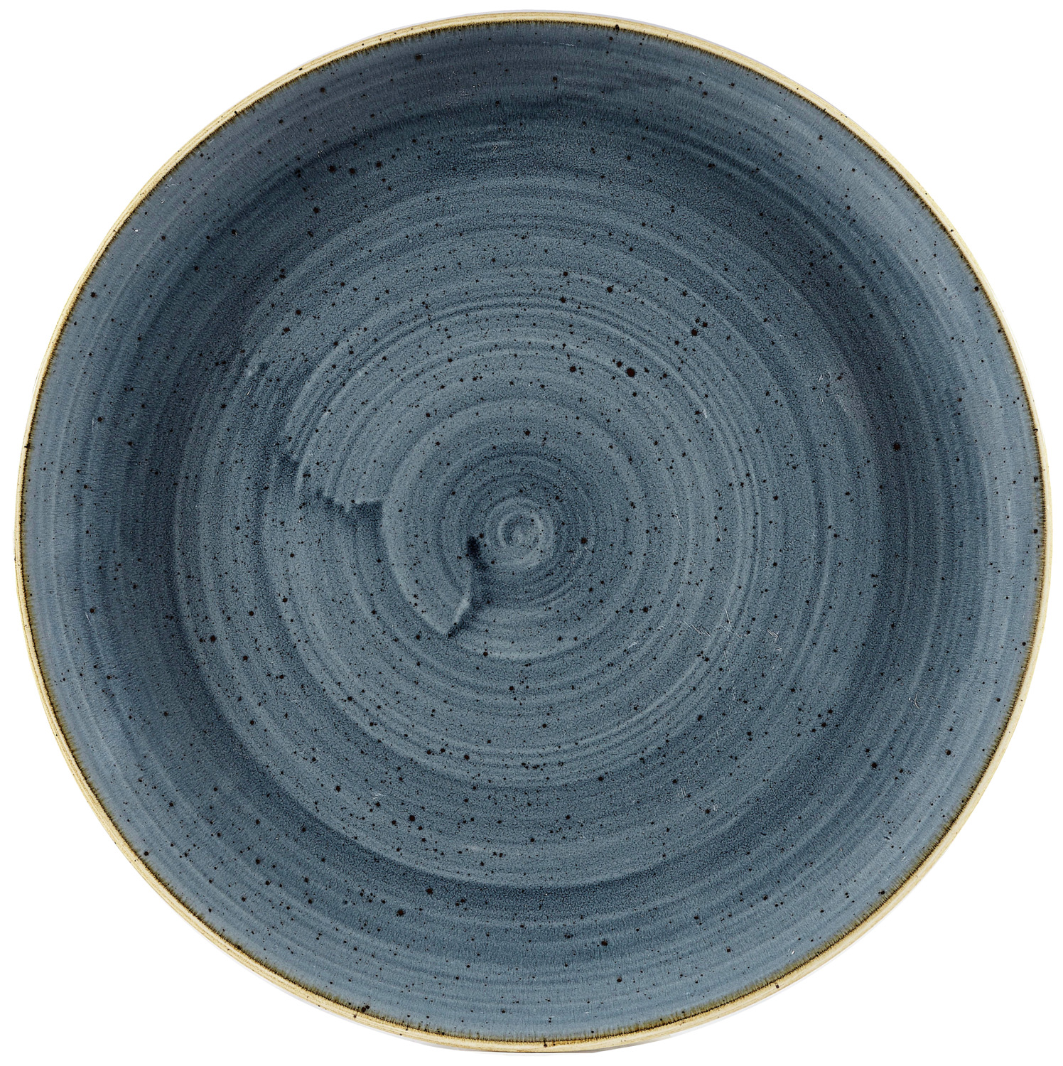 Coupe plate flat Stonecast Blueberry