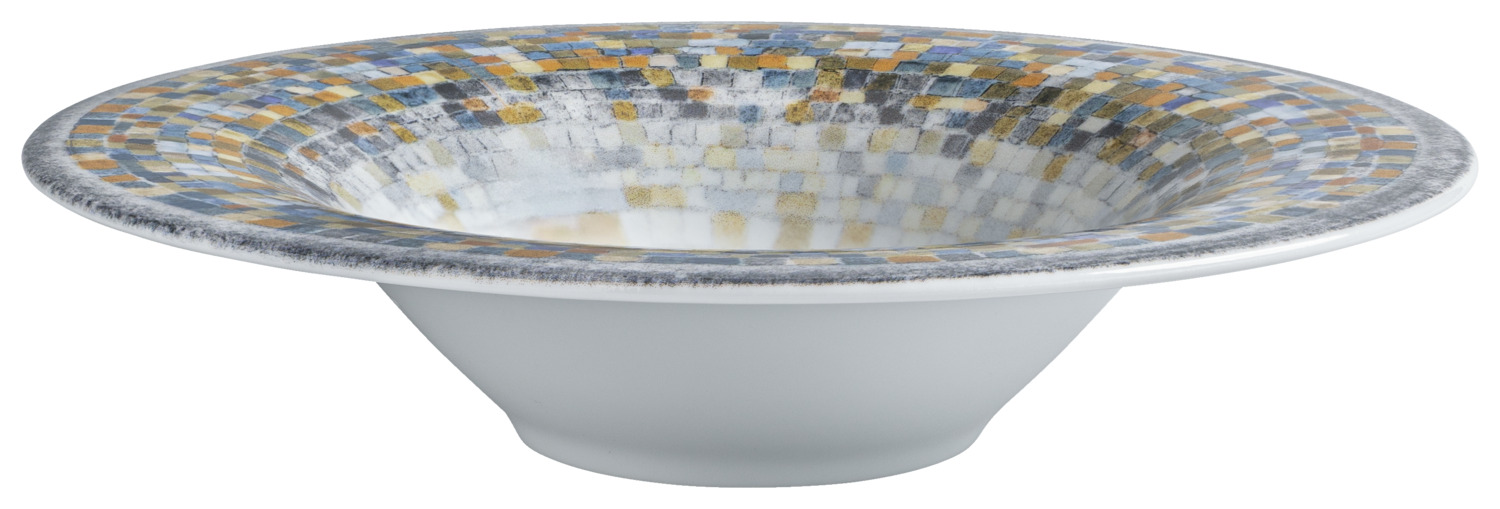 Porcelain pasta plate Terra Mosaic