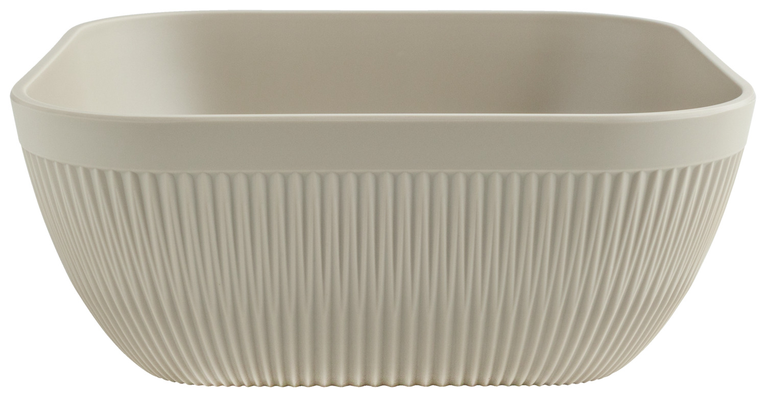 Bowl Kanas square with relief