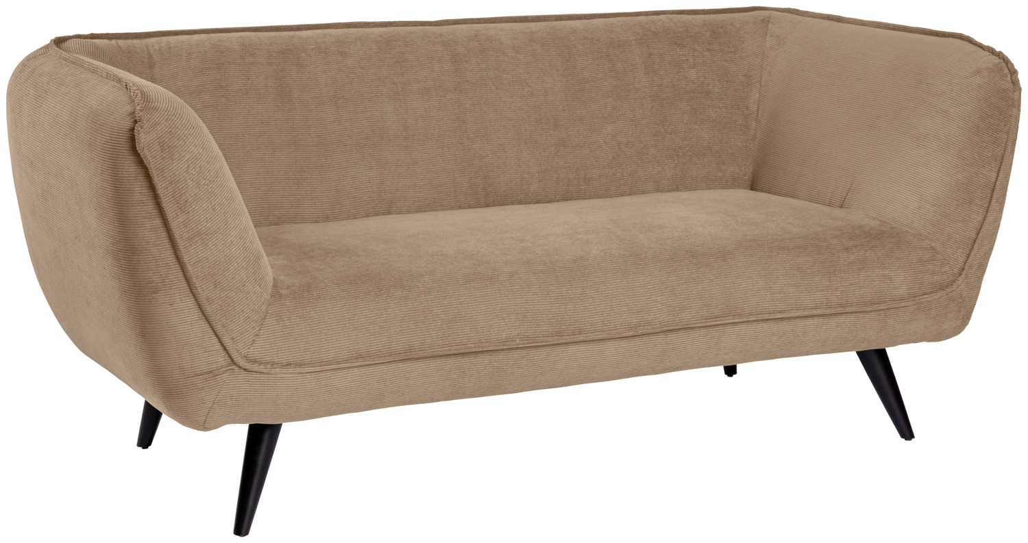 Sofa Kelso corduroy, 2-seater, black legs - Image 3