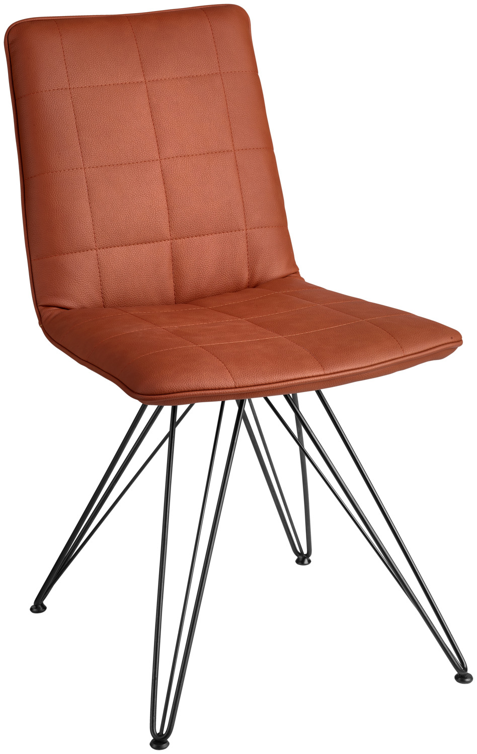 Shell chair Milaria imitation leather, pack of 2