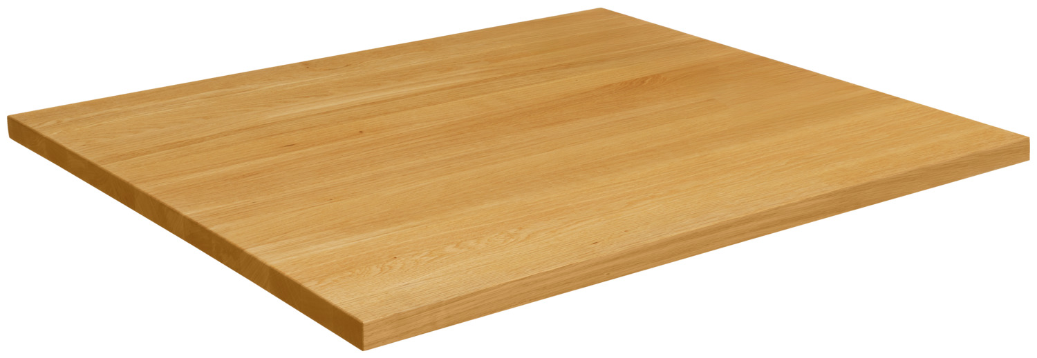 Solid wood table top Kentucky lacquered rectangular