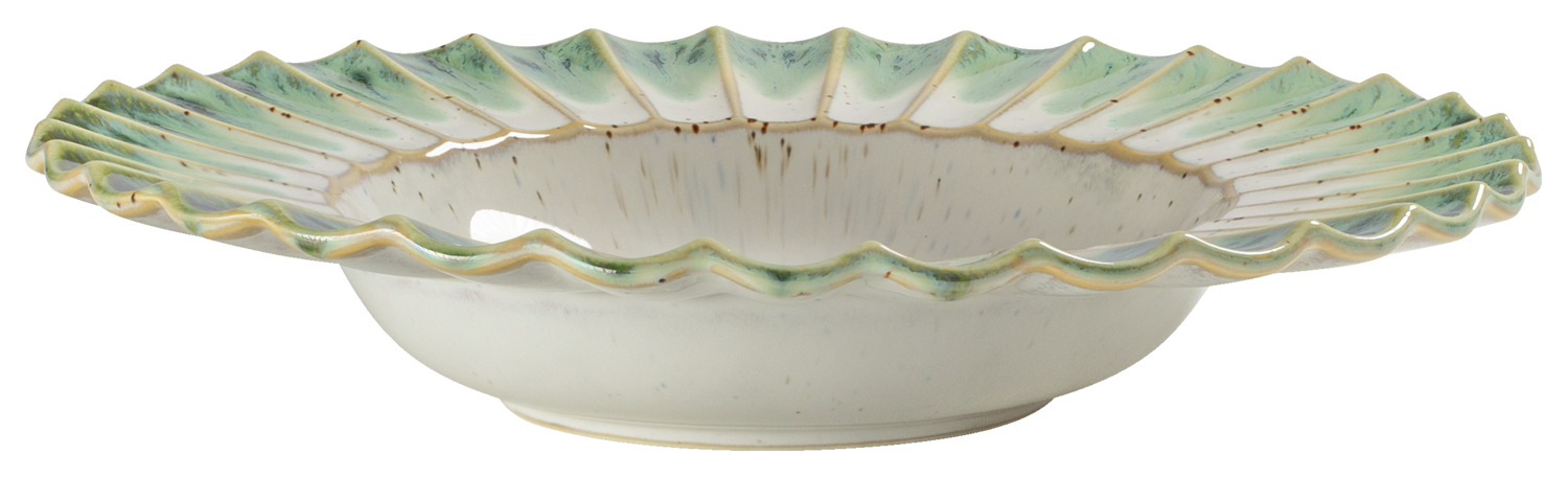 Deep plate Flora with rim