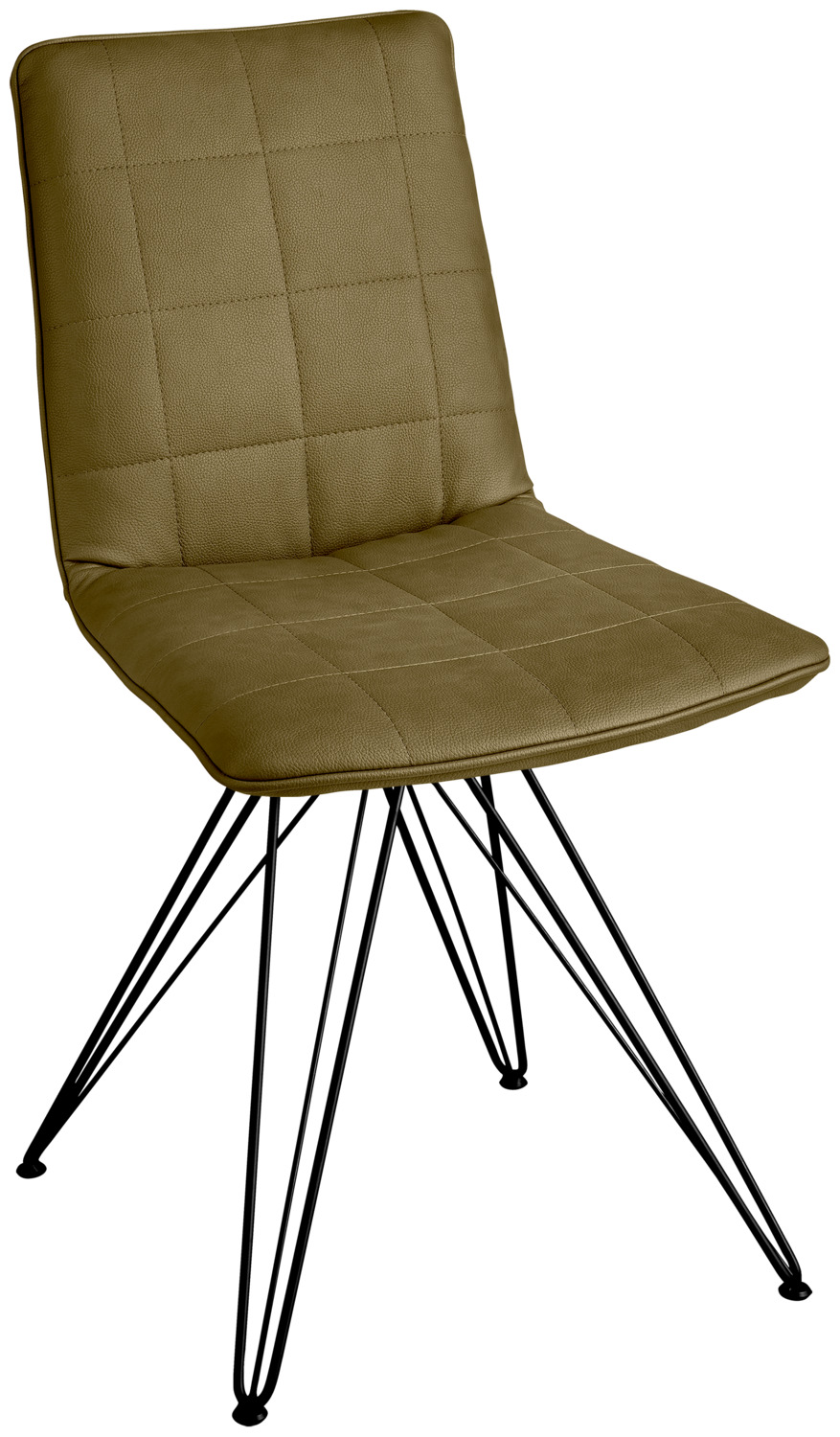 Shell chair Milaria imitation leather, pack of 2