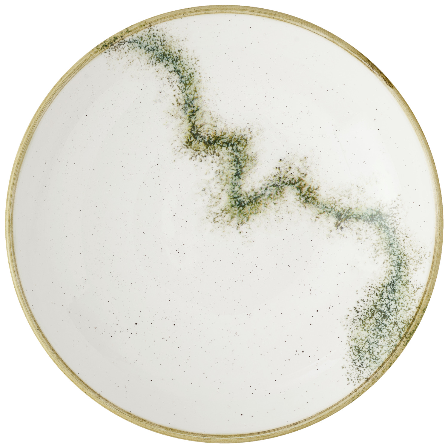 Coupe plate deep Stonecast Spice