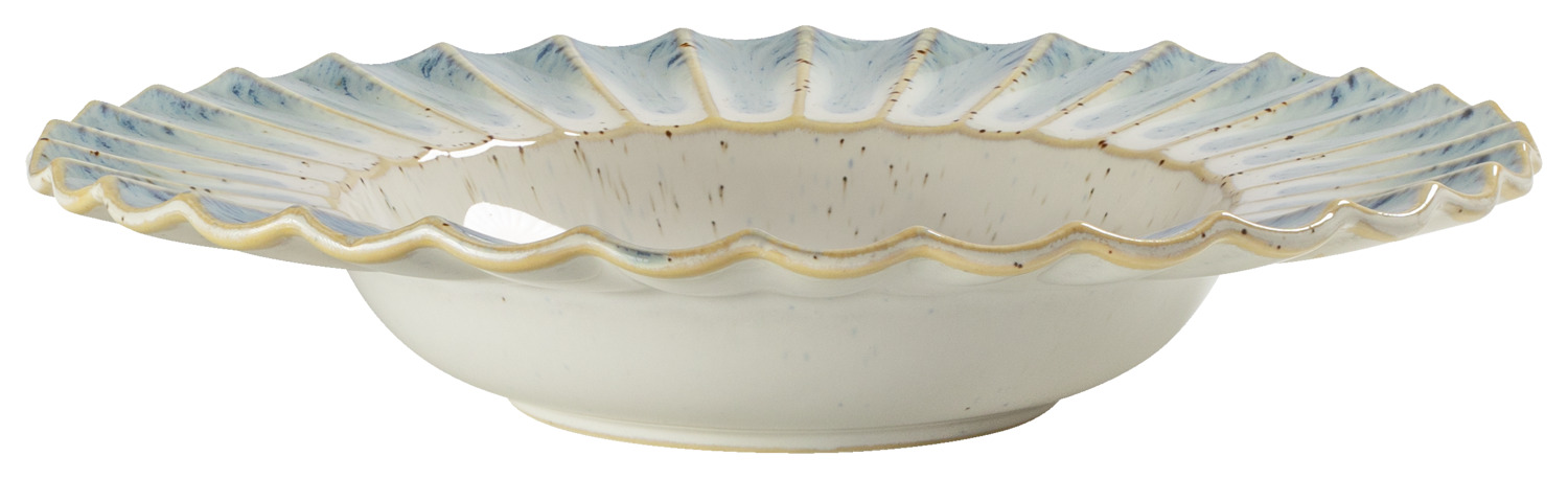 Deep plate Flora with rim