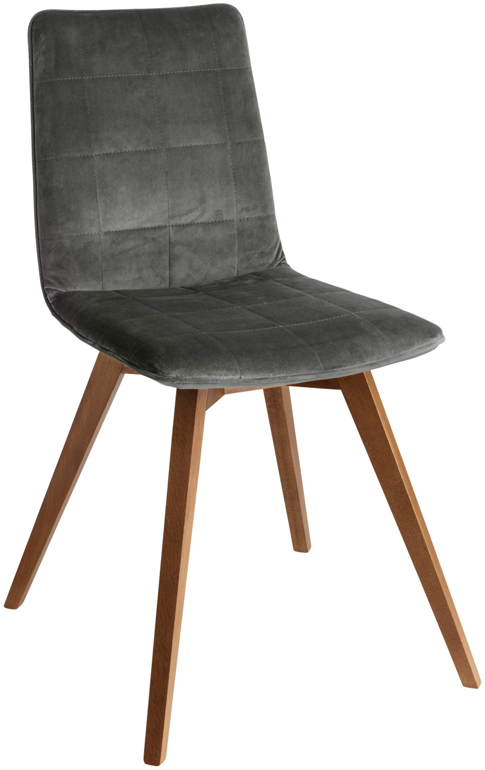 Shell chair Milaria velvet, pack of 2