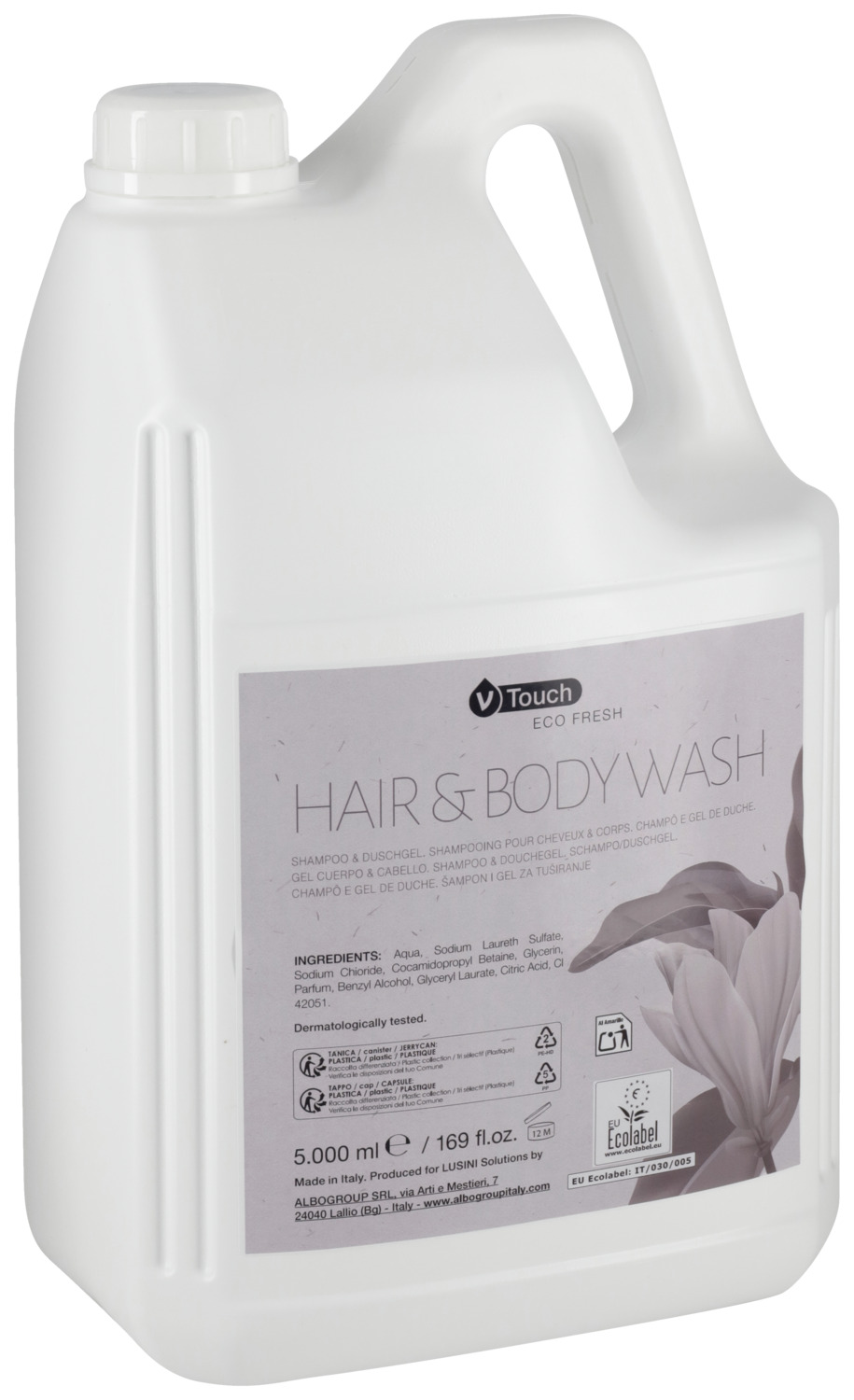 Hotel shampoo and shower gel...