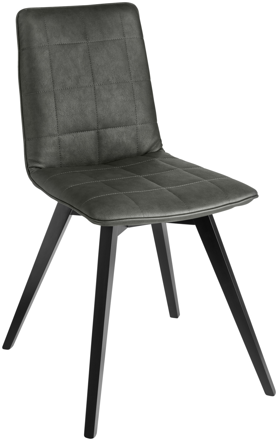 Shell chair Milaria imitation leather, pack of 2