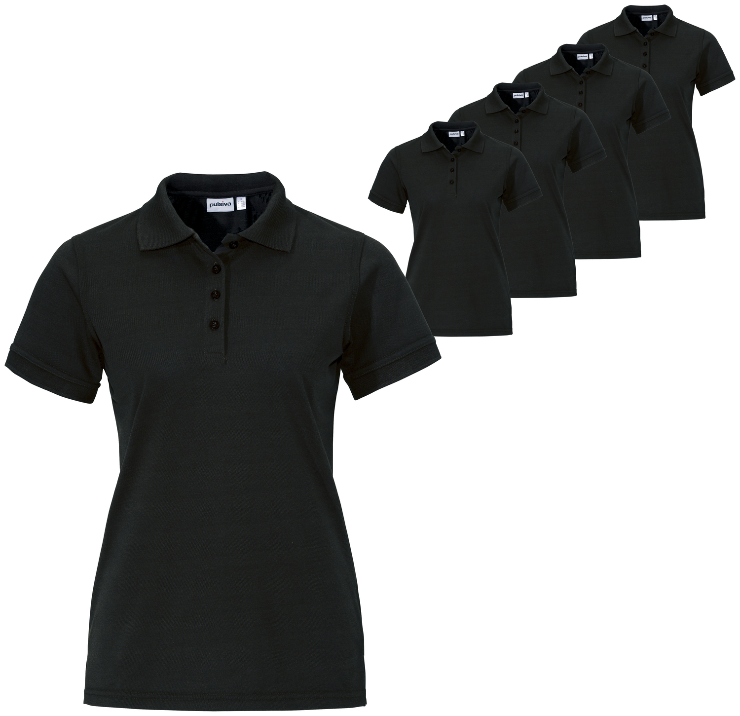 Value pack women’s polo shirt Sunny half sleeve