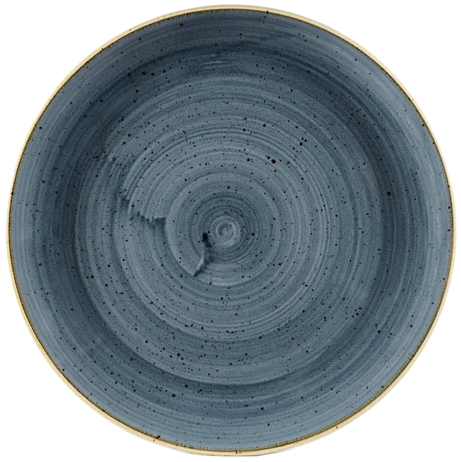 Coupe plate flat Stonecast Blueberry