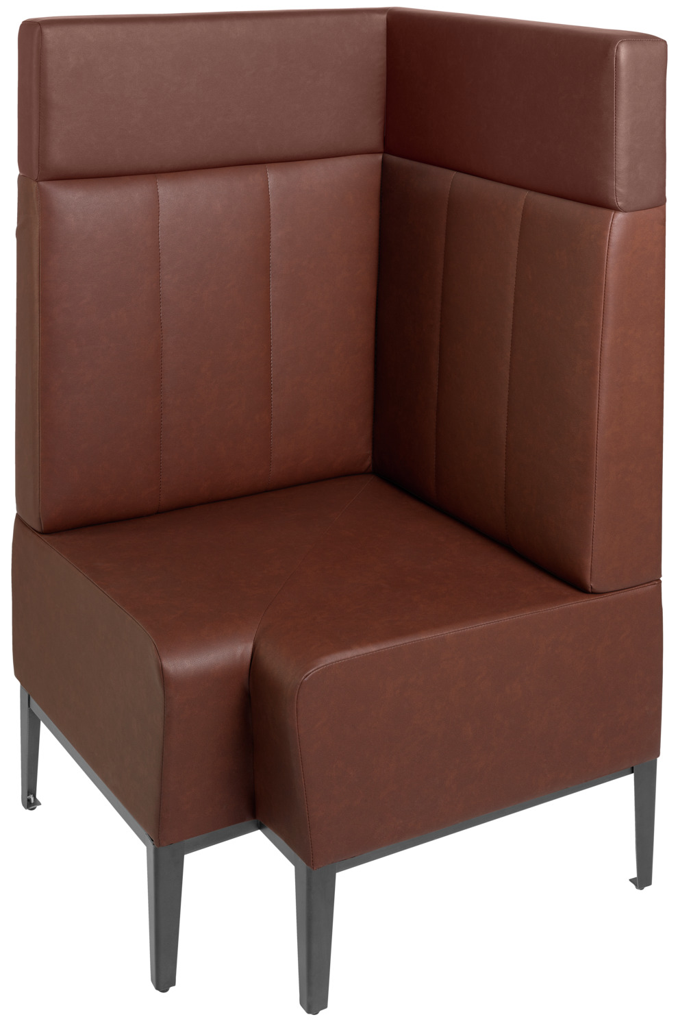 Upholstered corner seat Adapto with backrest element and uph