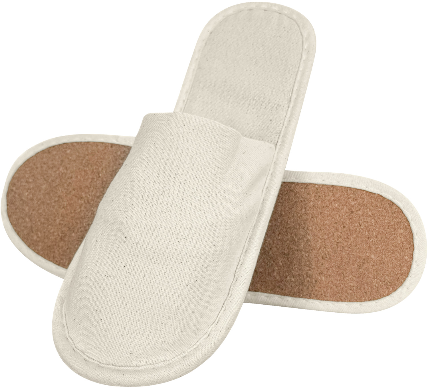 Hotel slippers Elian with cork sole