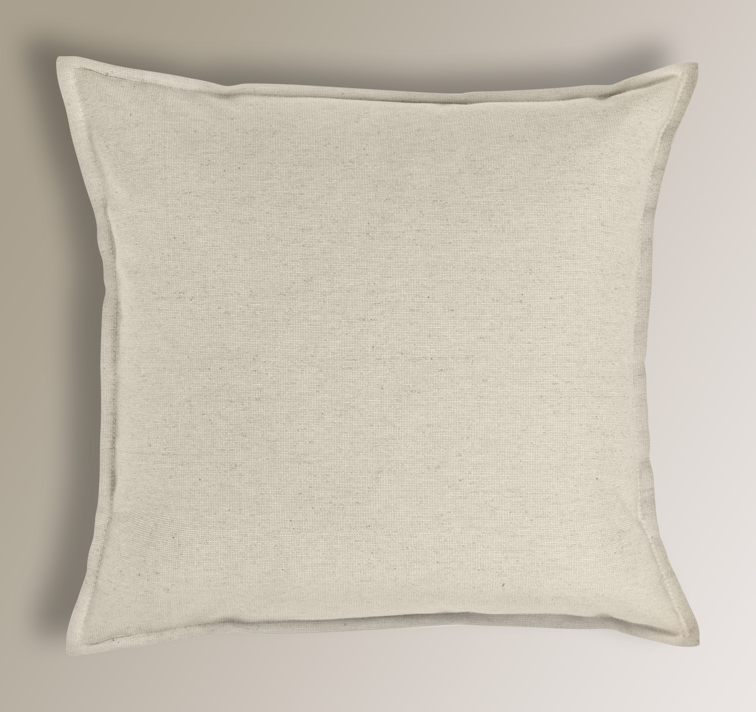 Decorative cushion cover Eda plain with standing seam