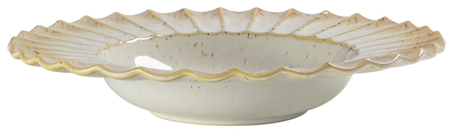 Deep plate Flora with rim