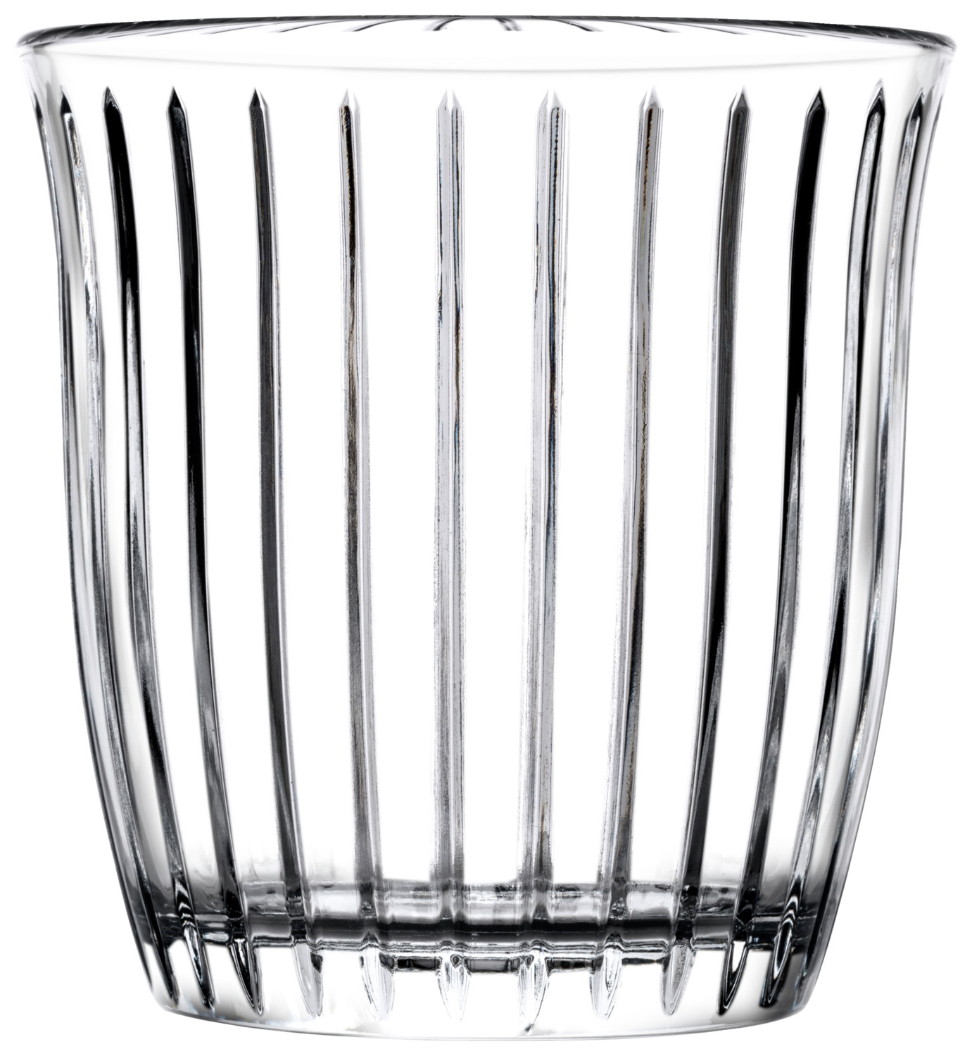 Whisky glass Joy with grooves