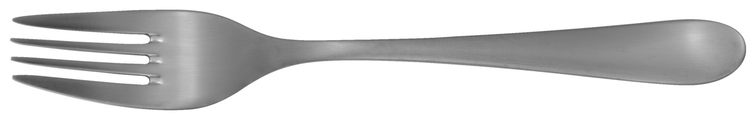 Kuchengabel Signum gebürstet