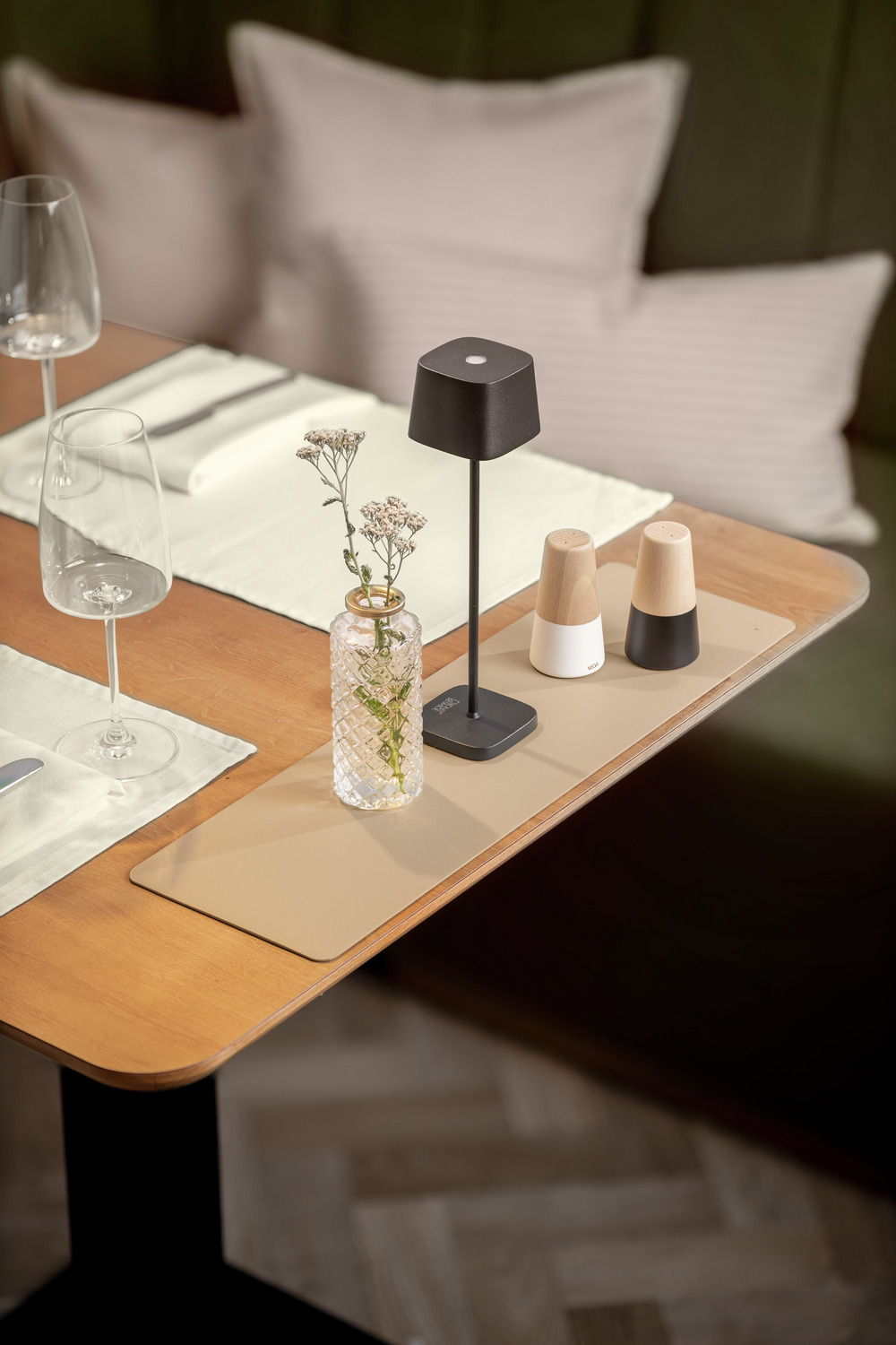 Salt/pepper shaker set Kayu round conical - Image 7