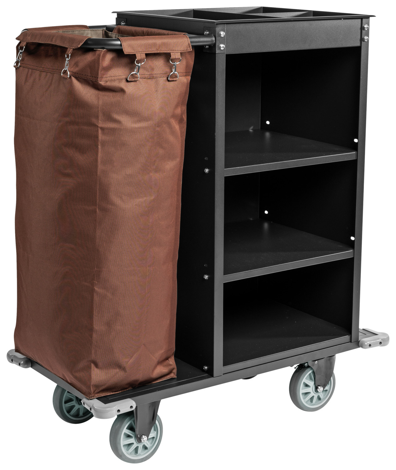 Housekeeping trolley Service with laundry bag