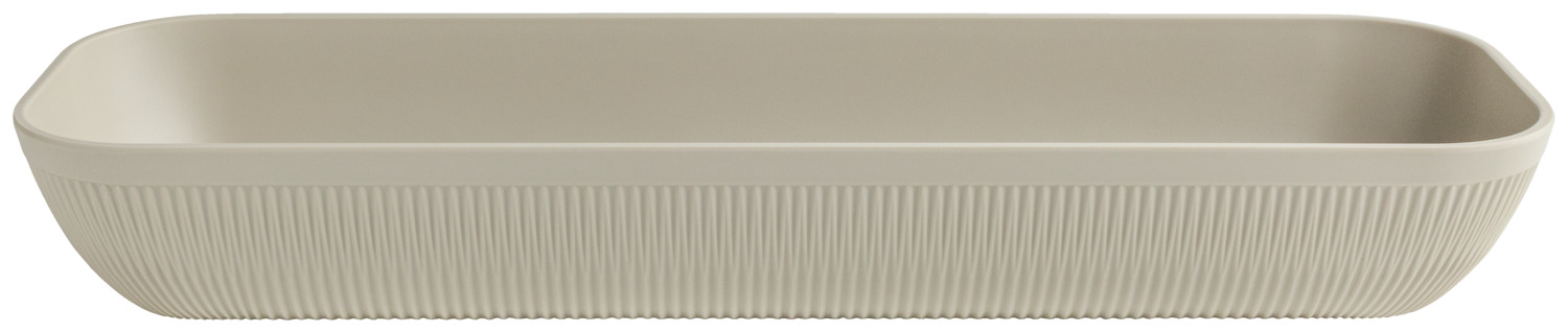 Bowl Kanas rectangular with relief