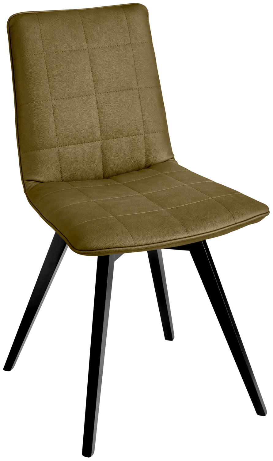 Shell chair Milaria imitation leather, pack of 2