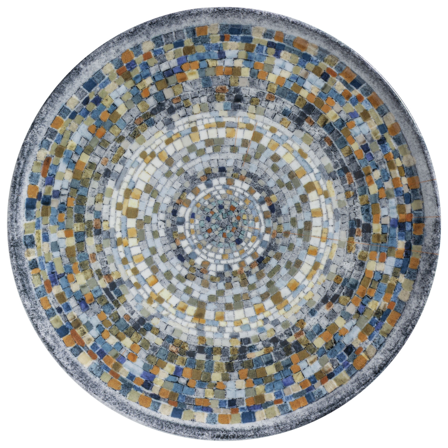 Porcelain pizza plate Terra Mosaic