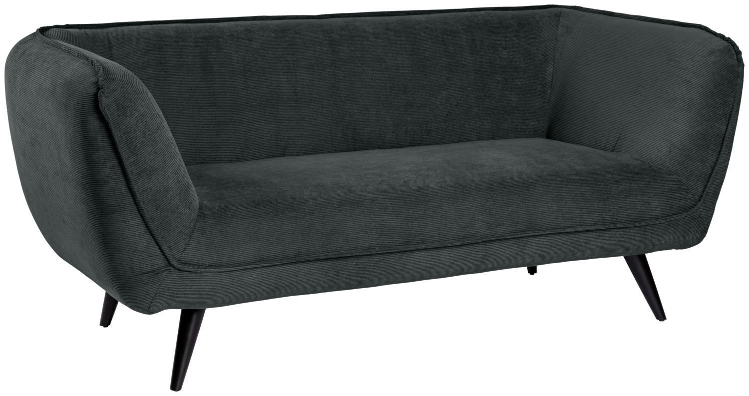 Sofa Kelso corduroy, 2-seater, black legs - Image 3