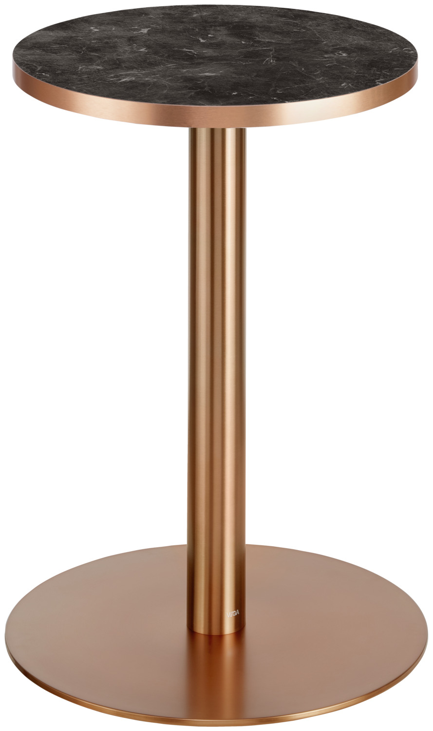 Side table Marvani table base stainless steel copper