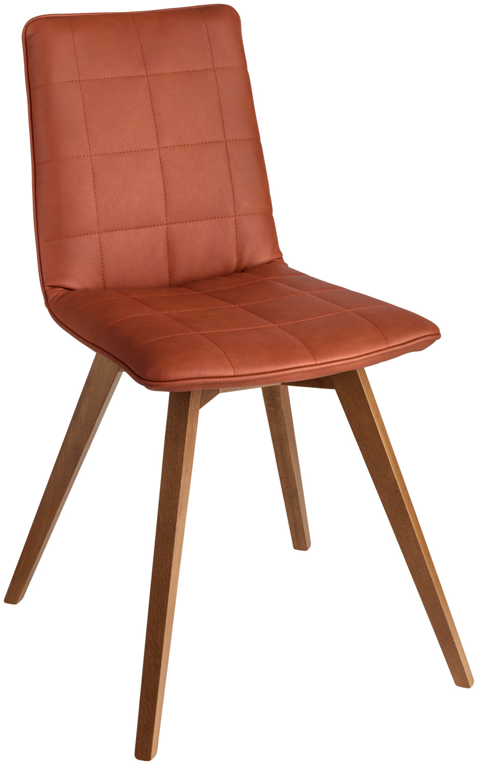 Shell chair Milaria imitation leather, pack of 2