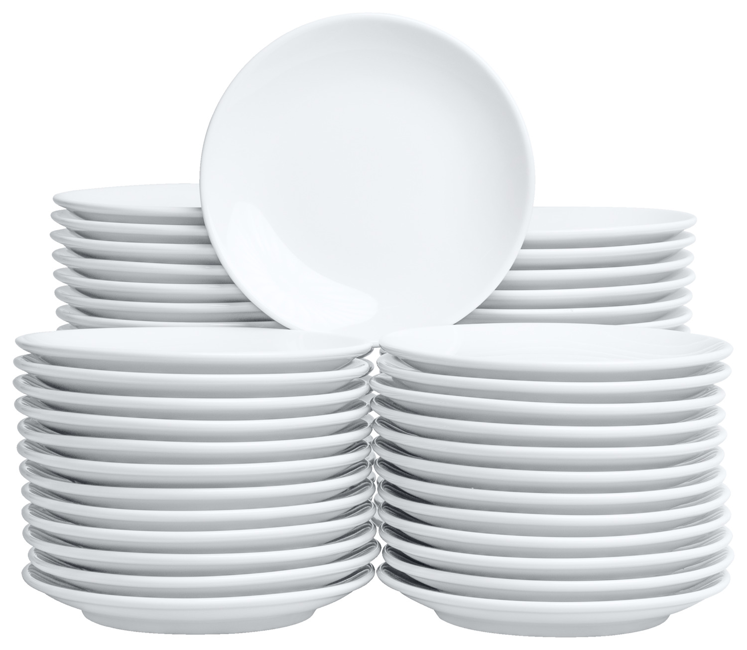 Value pack of plates Ponta flat, 60-piece, 15 cm
