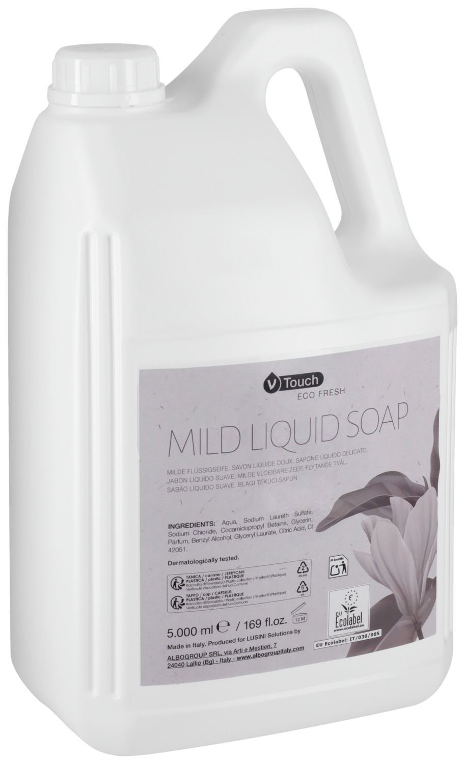 Hotel soap Eco Fresh in a canister