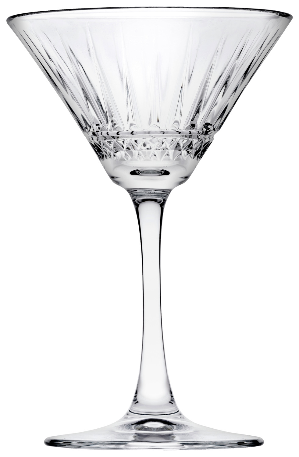 Martiniglas Elysia mit Rillen