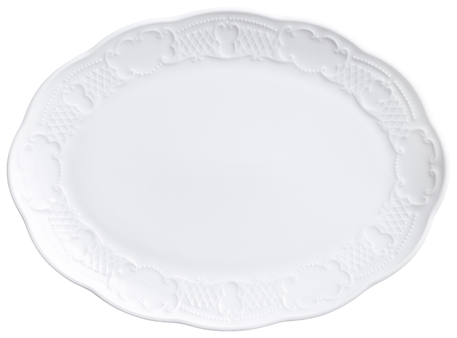 Platter Minuett oval