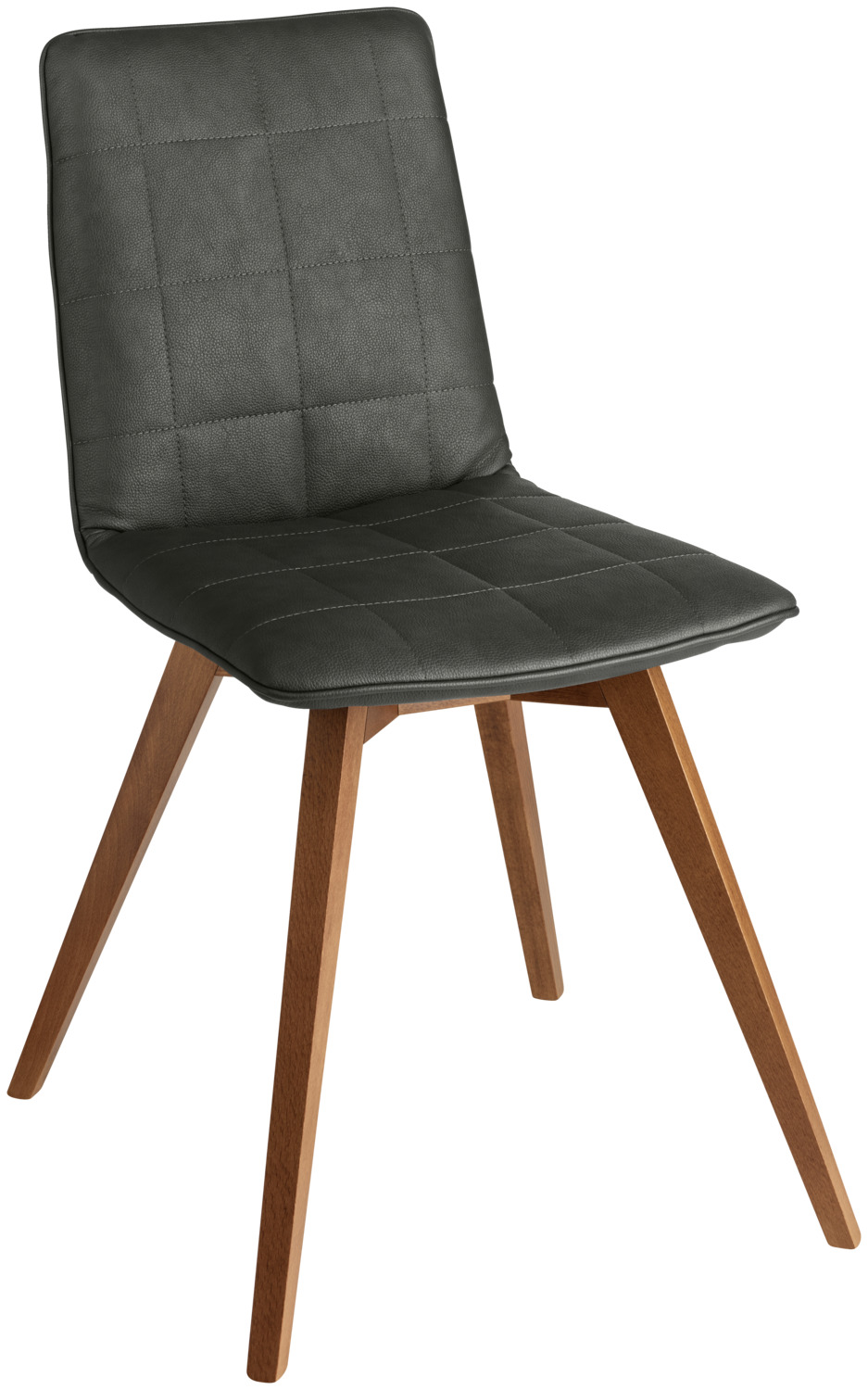 Shell chair Milaria imitation leather, pack of 2