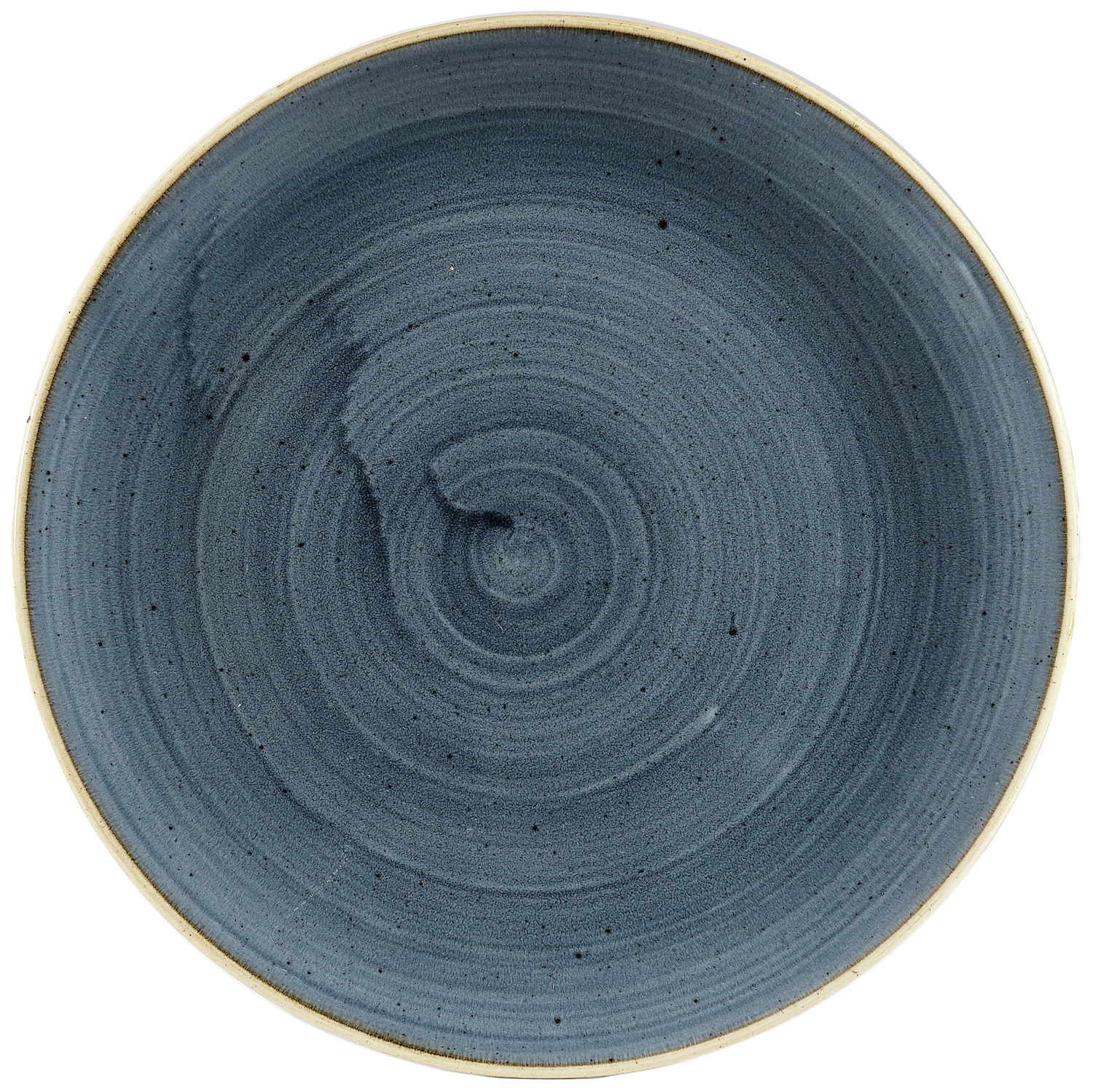 Coupe plate flat Stonecast Blueberry