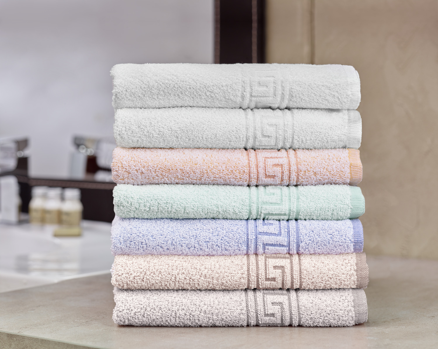 Bath mat Athen with border - Image 3