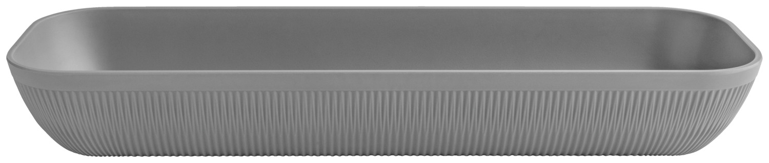 Bowl Kanas rectangular with relief