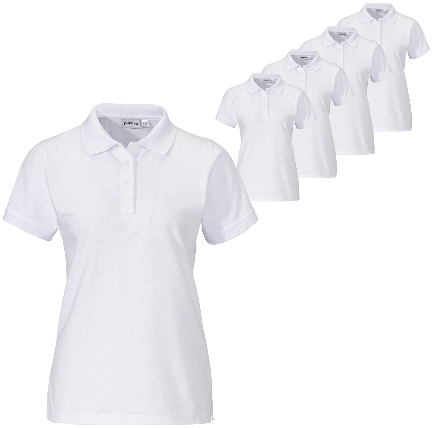 Value pack women’s polo shirt Sunny half sleeve
