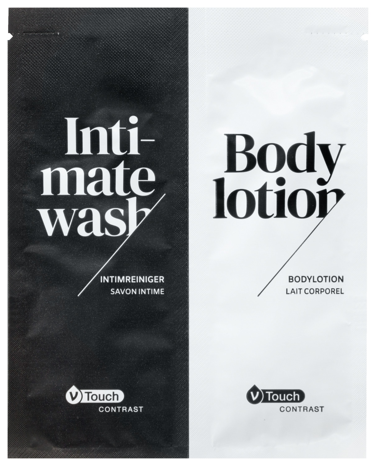 Body lotion & intimate cleanser Contrast