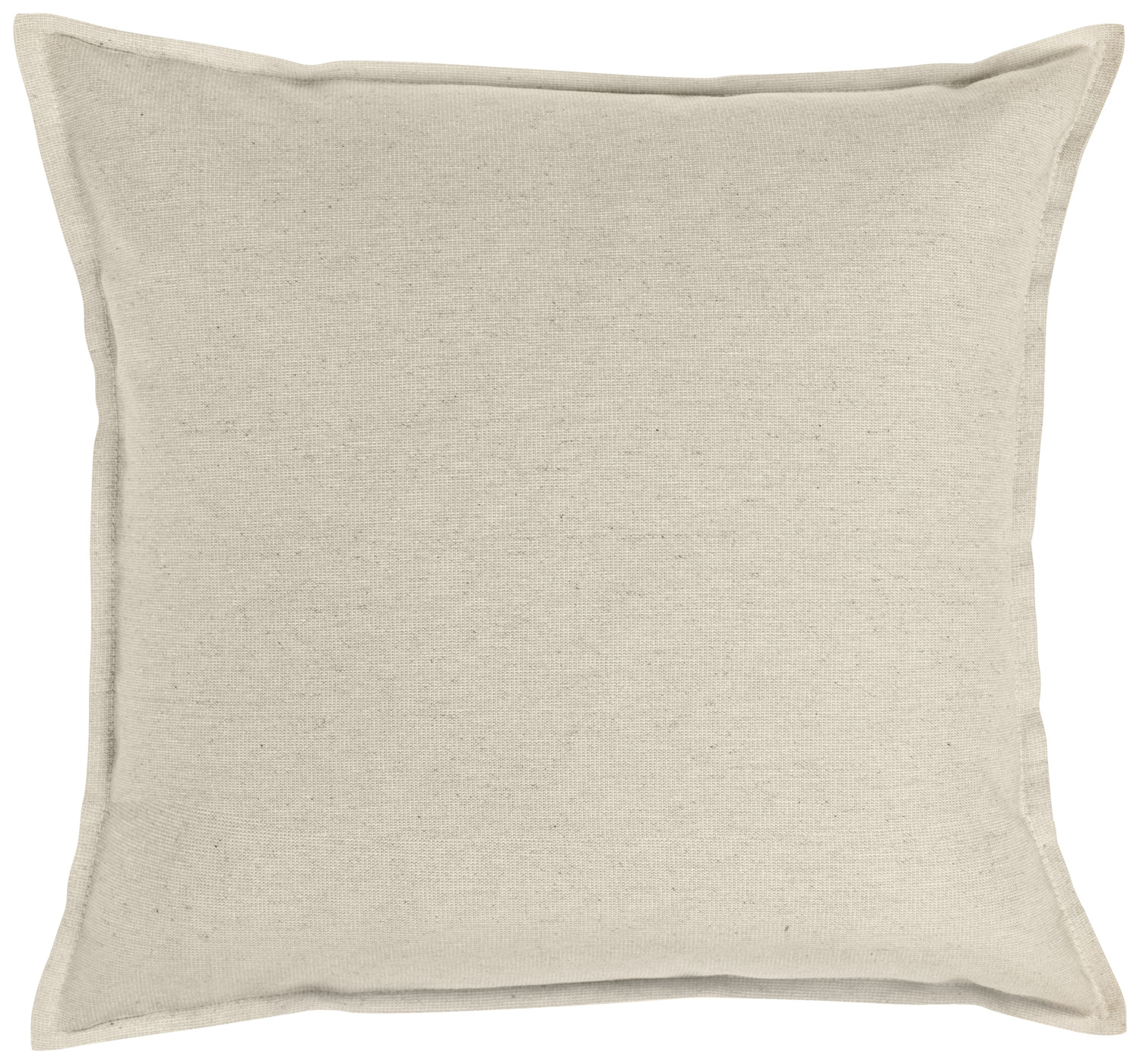 Decorative cushion cover Eda plain with standing seam