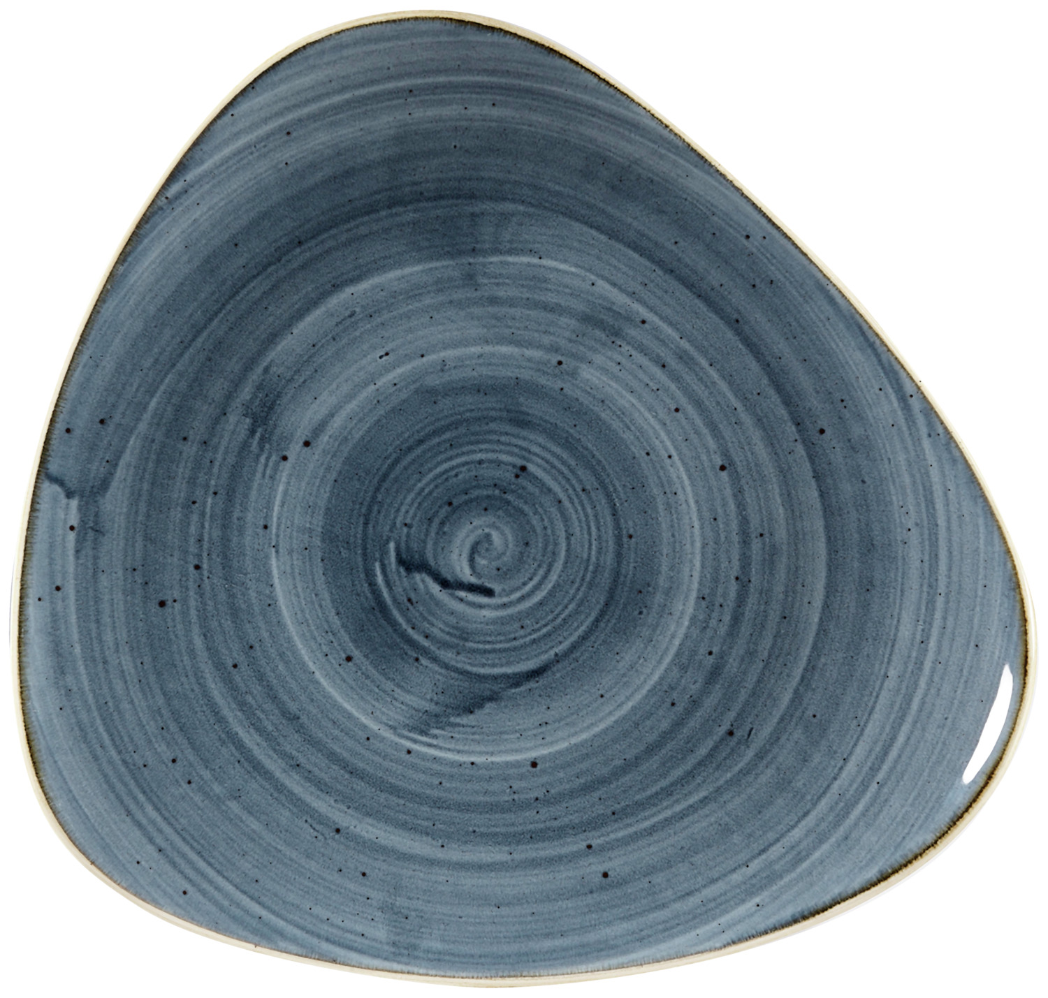 Plochý talíř Stonecast Blueberry trojúhelníkový