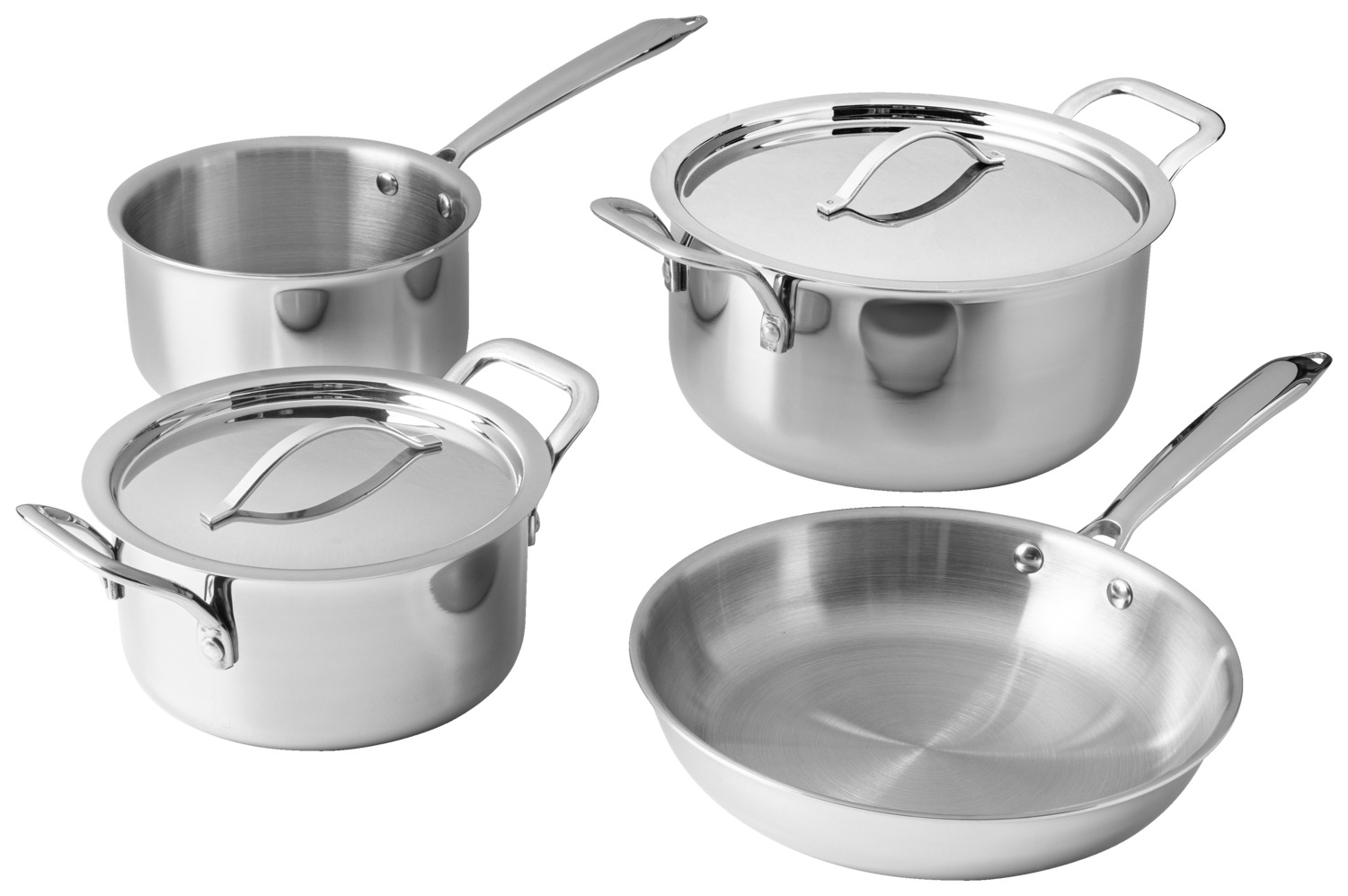 Cooking pot and pan set Ecoline 6-piece