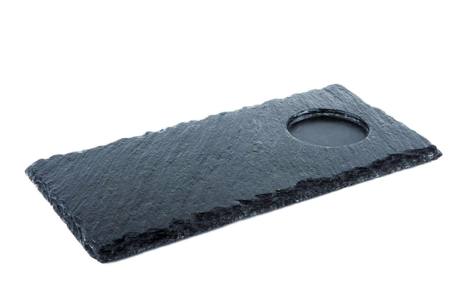 Natural slate platter