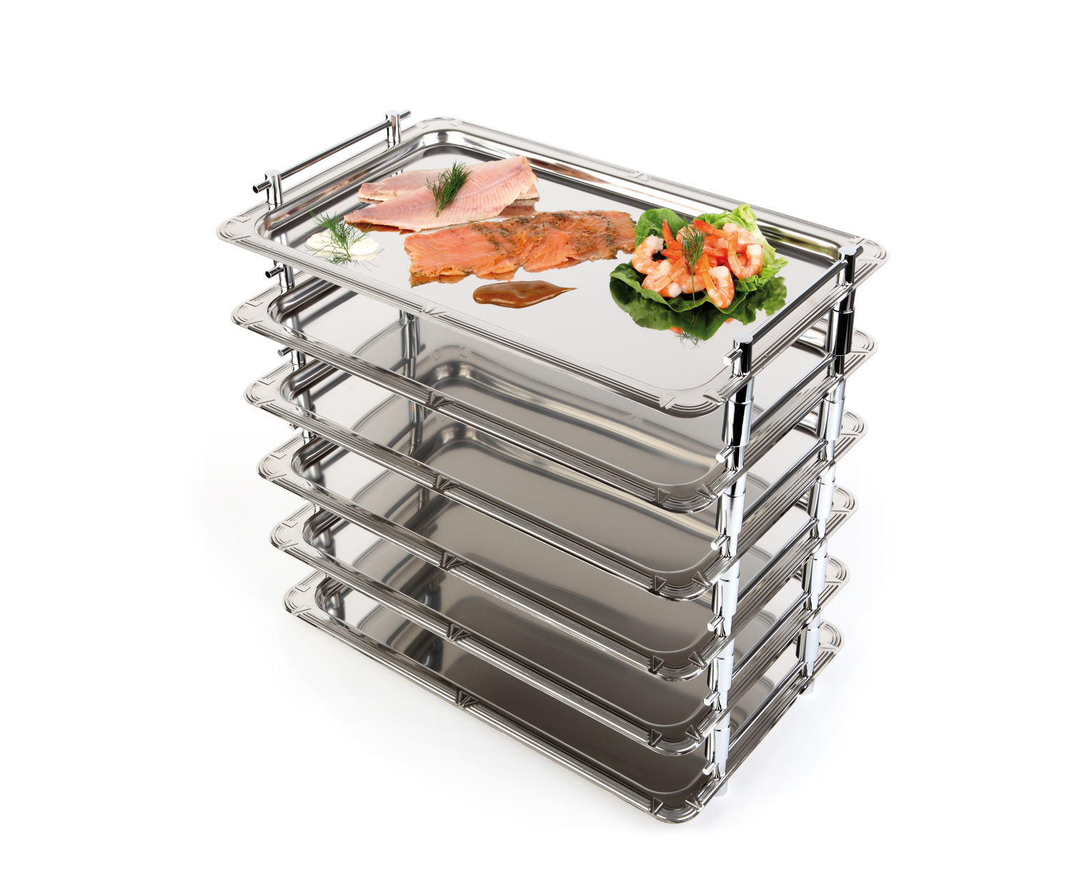 GN 1/1 system tray 53 x 32.5 cm, usable height 4 cm