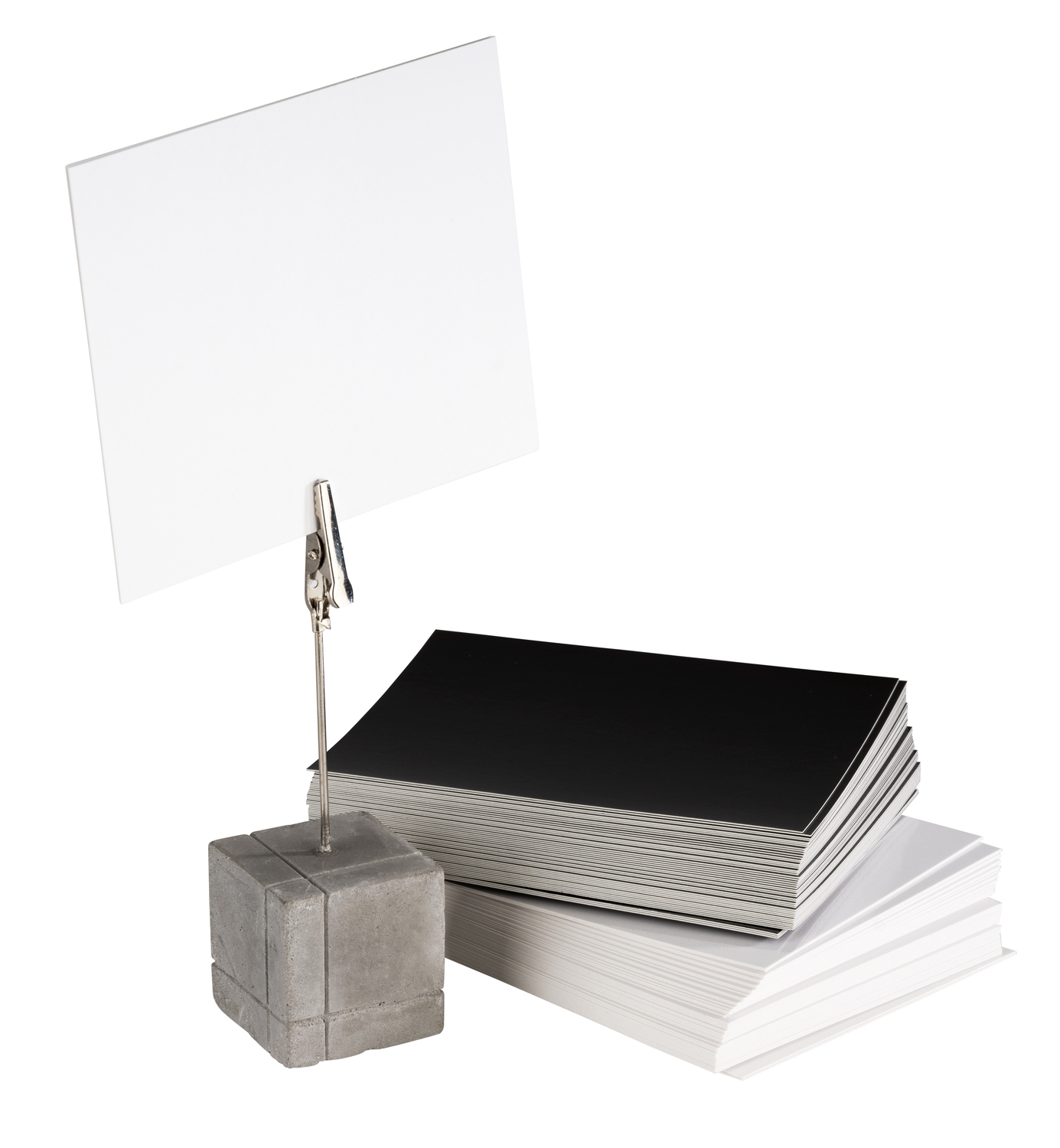 Card holder concrete square