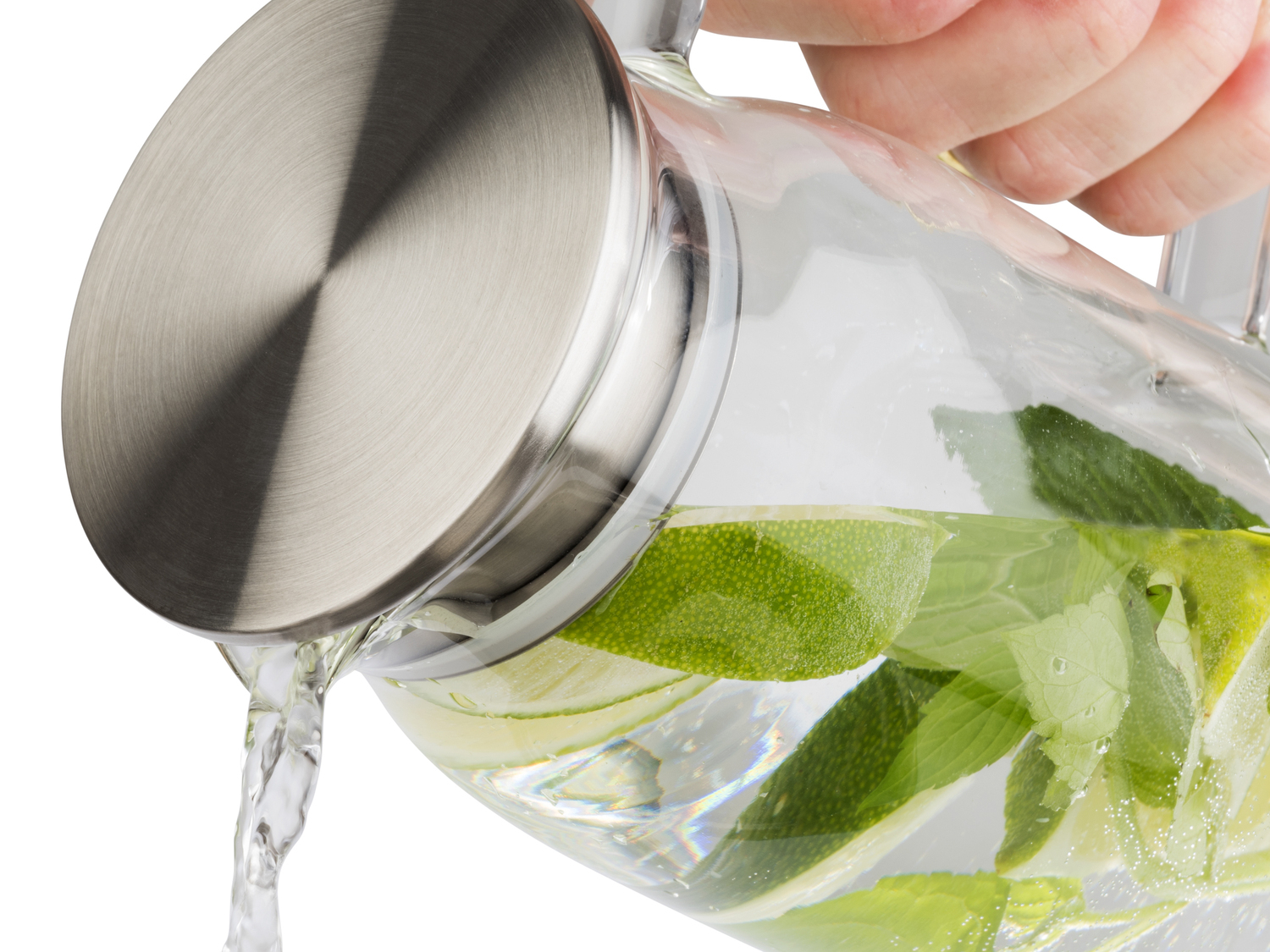 Glass carafe, 1.5 litre
