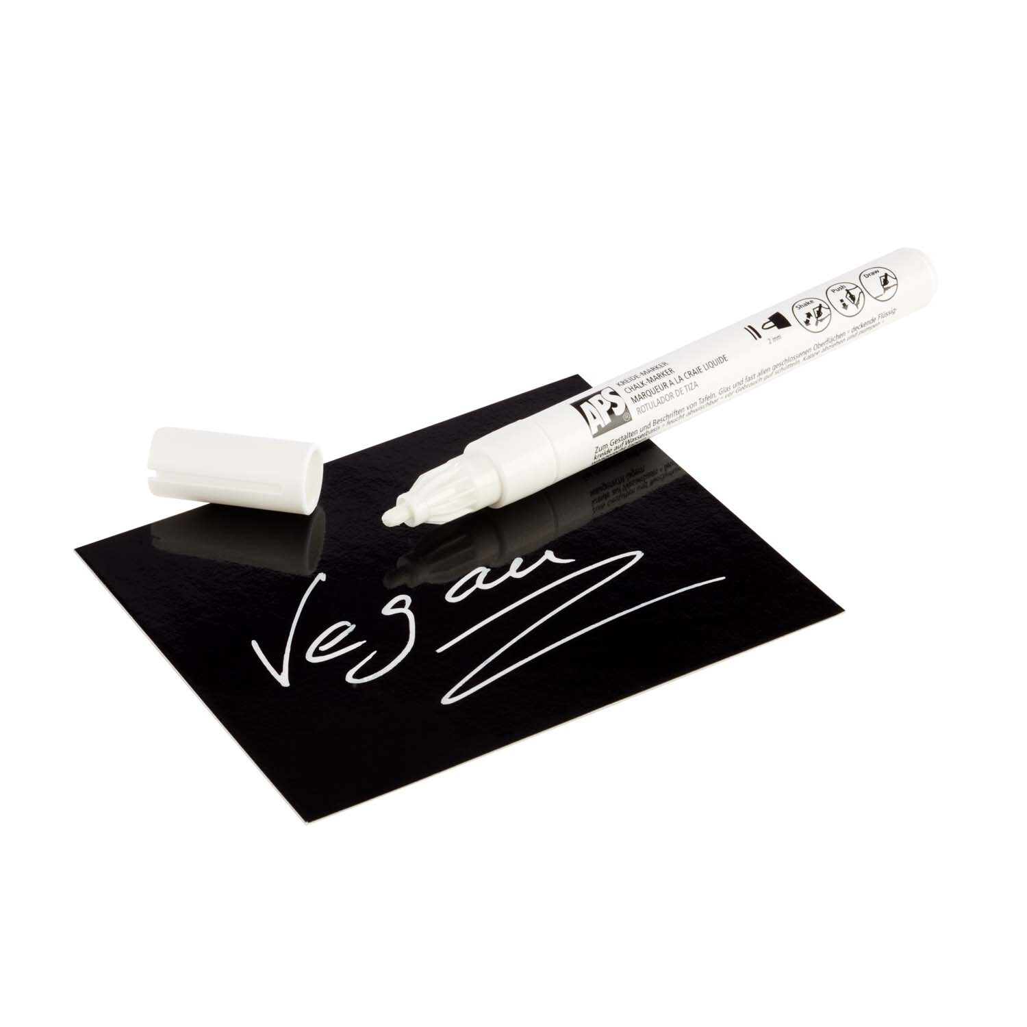 Chalk pen, set of 2, Ø 1 cm